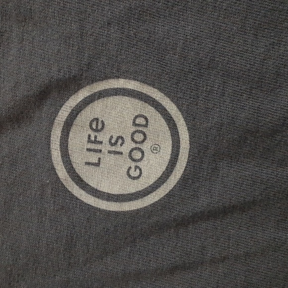 Life Is Good Women's Blue V Neck  Short Sleeve Shirt Top Size Large - Picture 5 of 6